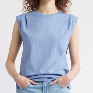 Treasure & Bond Blue Sleeveless Tee